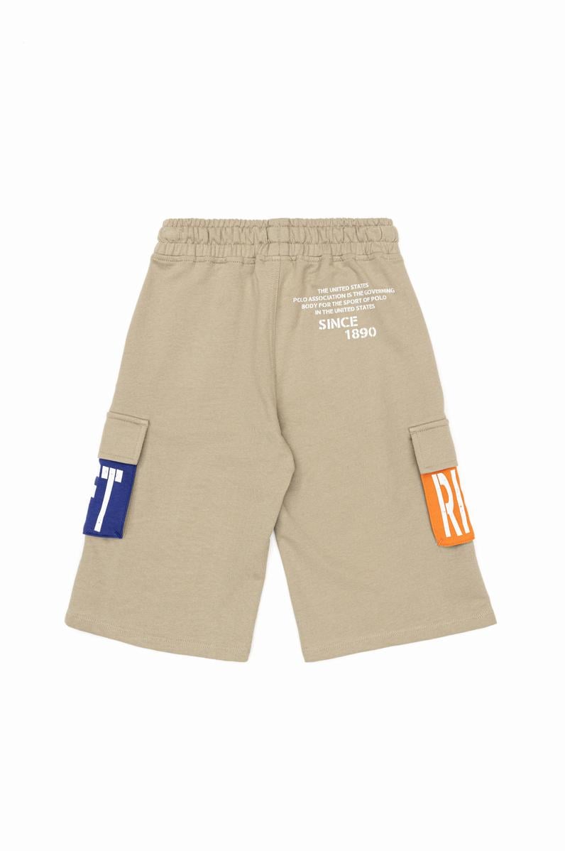 Çocuk Haki Örme Şort