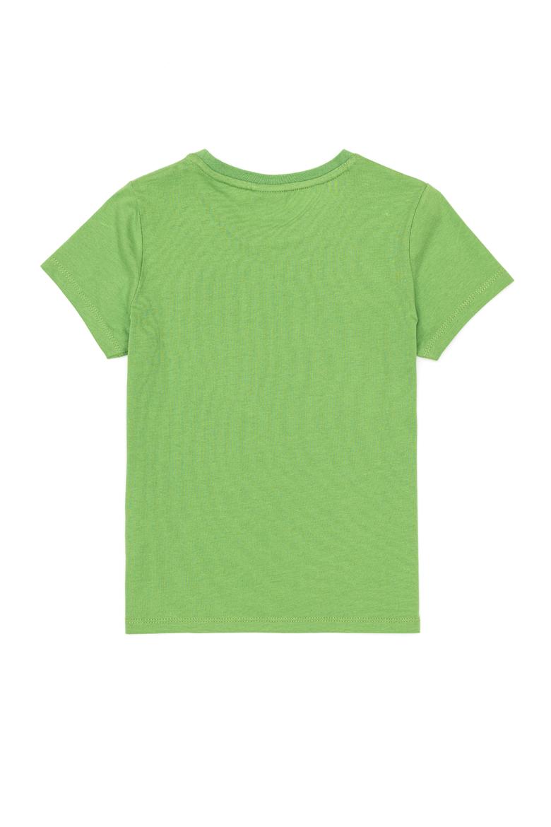 Çocuk Yeşil  Bisiklet Yaka Tişört - 50247336053