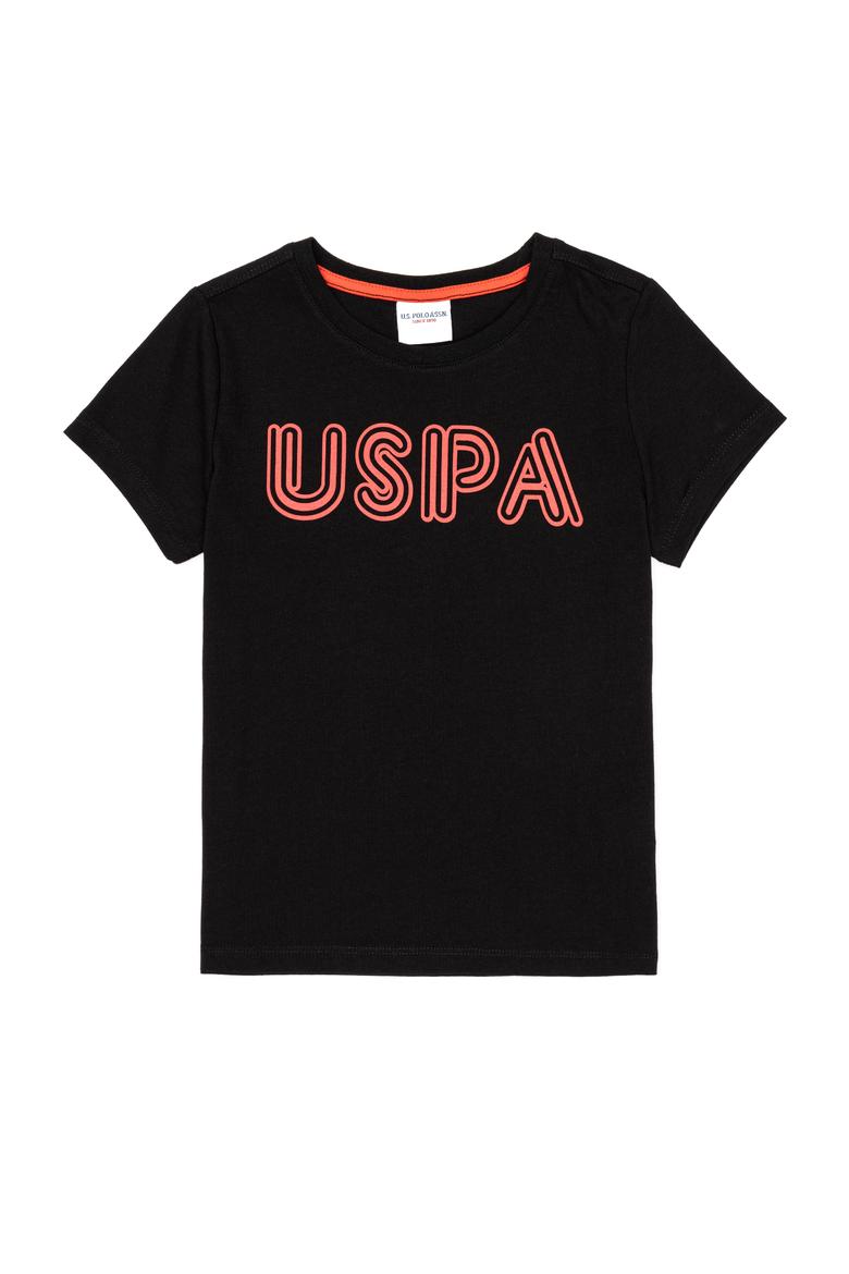 Çocuk Siyah Bisiklet Yaka Tişört