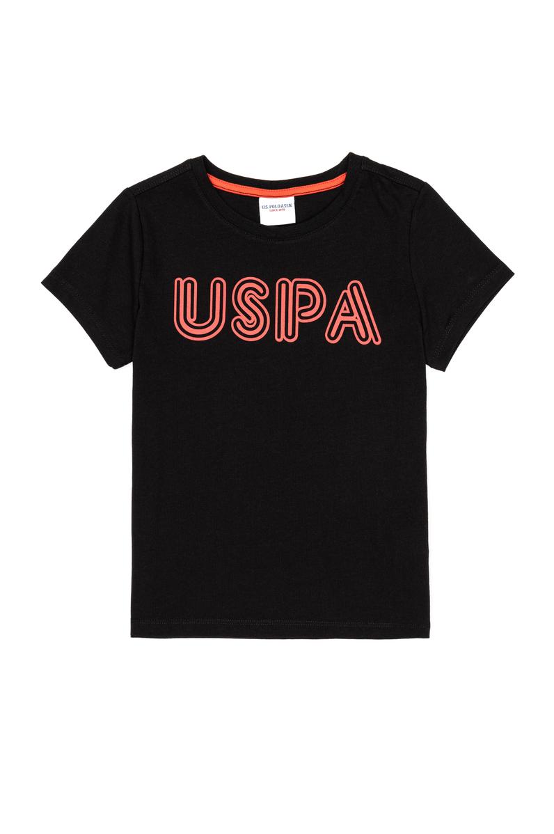 Çocuk Siyah Bisiklet Yaka Tişört