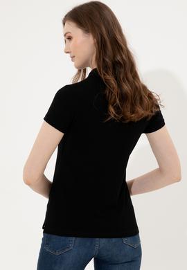 Kadın Siyah Basic Tişört - 50246278054