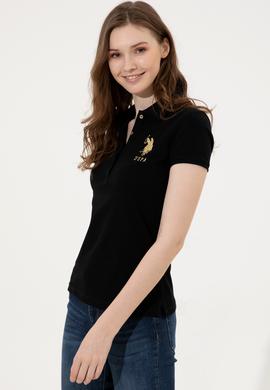 Kadın Siyah Basic Tişört - 50246278054