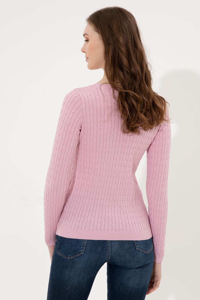 Kadın Manolya Basic Kazak - 50255662076