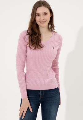 Kadın Manolya Basic Kazak - 50255662076