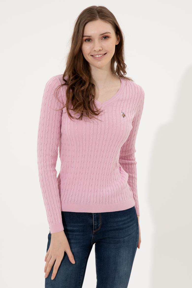 Kadın Manolya Basic Kazak - 50255662076