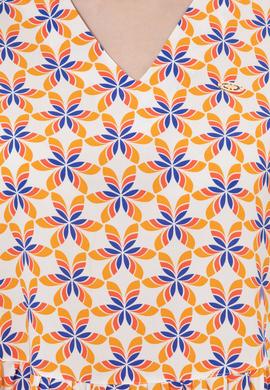 Kadın Sarı Kısa Kollu Gömlek - 50247261028