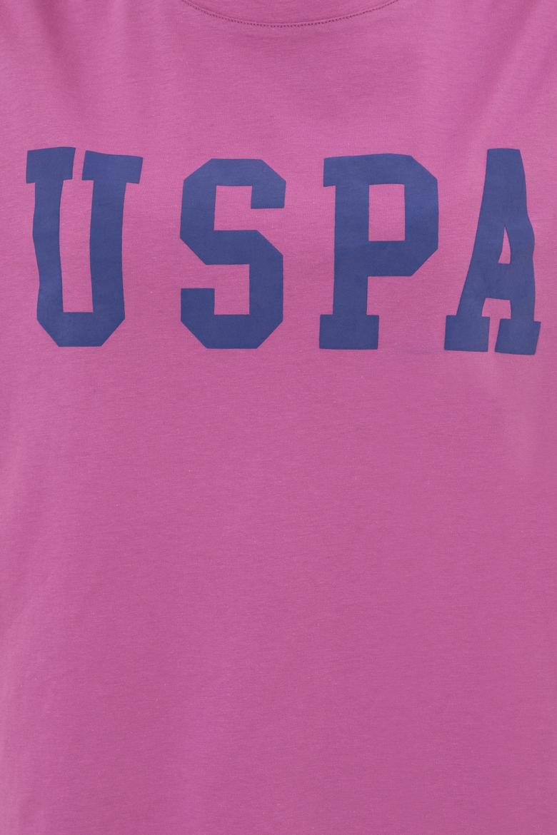 Kadın Menekşe Bisiklet Yaka Tişört - 50249001039