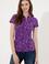Kadın Menekşe Polo Yaka Tişört