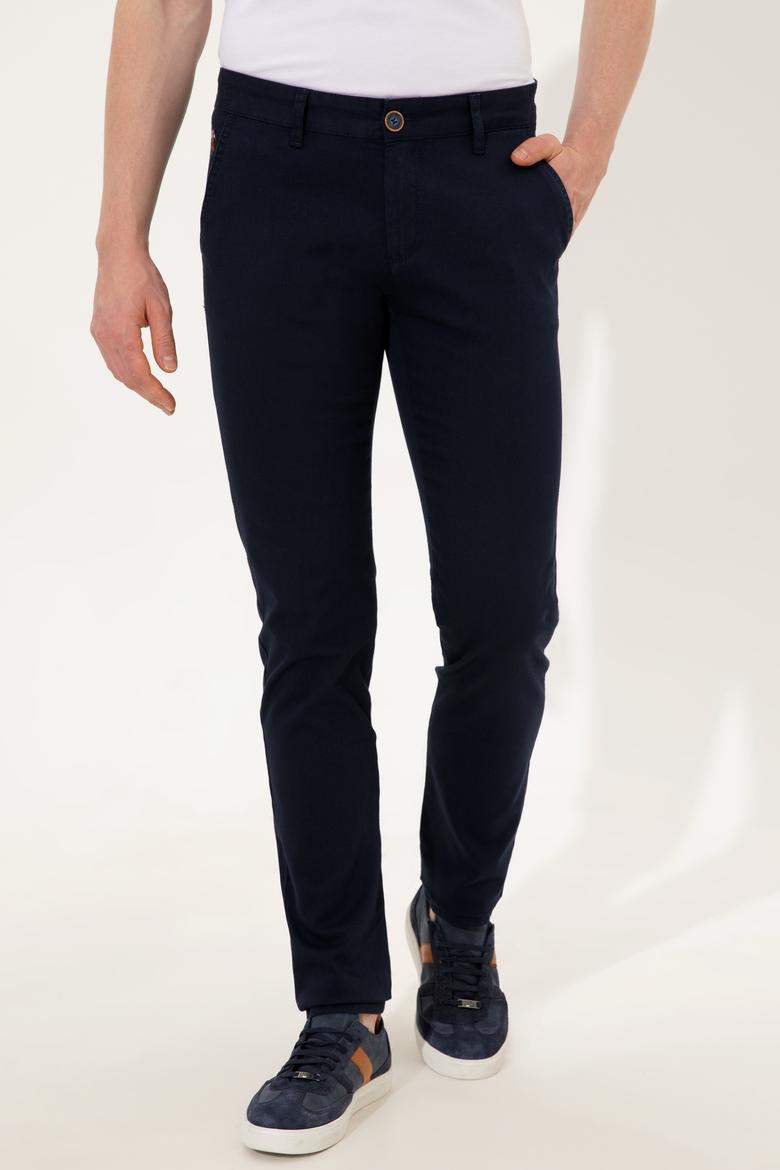 Erkek Lacivert Kanvas Pantolon - 50198852033