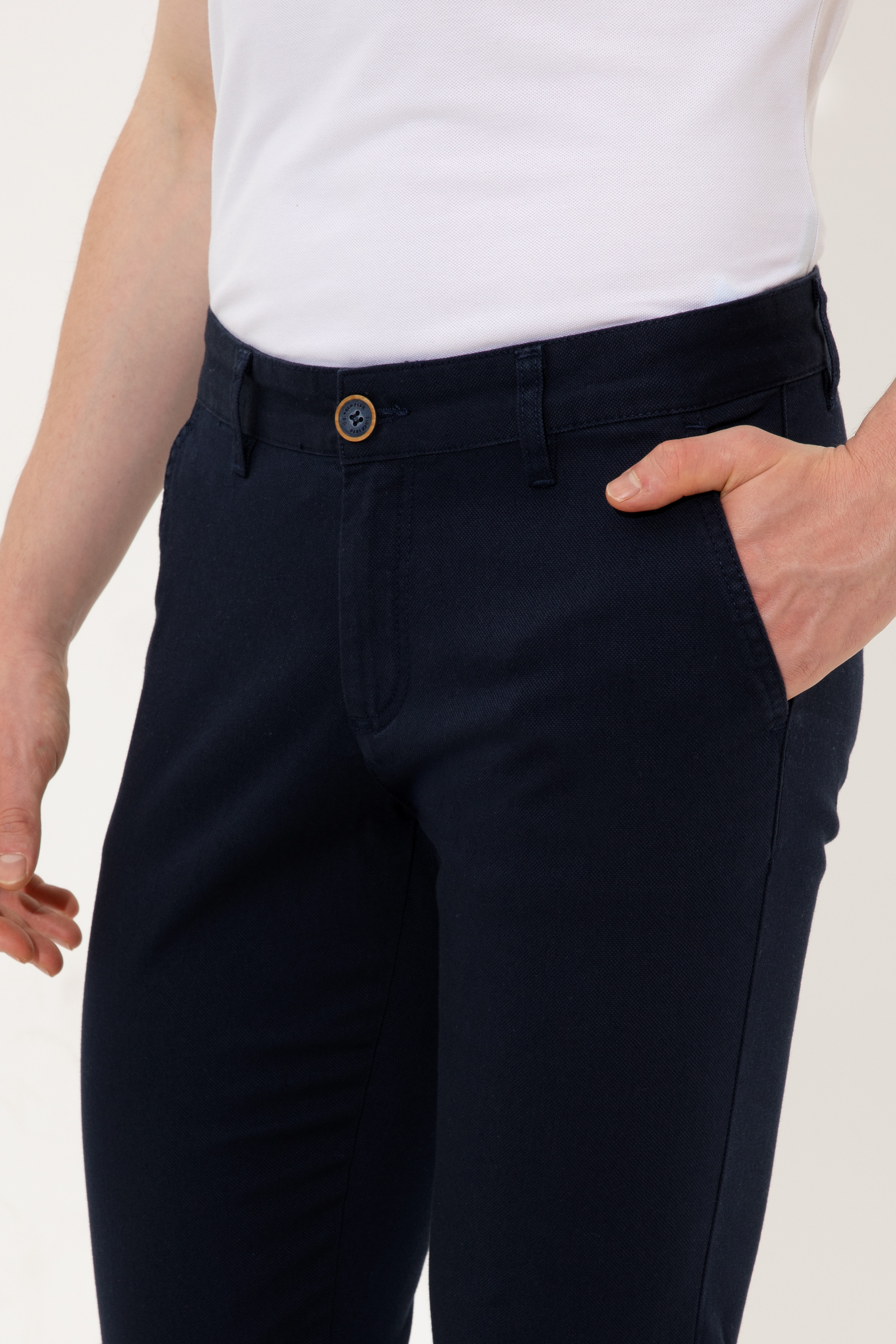 Erkek Lacivert Kanvas Pantolon - Image 6