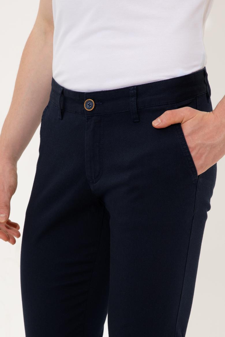 Erkek Lacivert Kanvas Pantolon - 50198852033