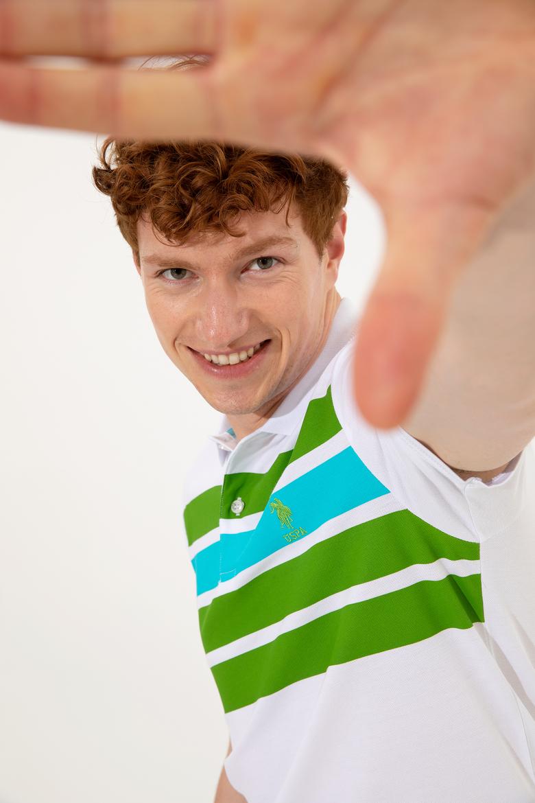 Erkek Elma Yeşili Polo Yaka Tişört - 50249175007