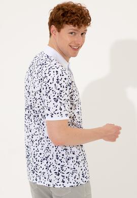 Erkek Beyaz Polo Yaka Tişört - 50251770008