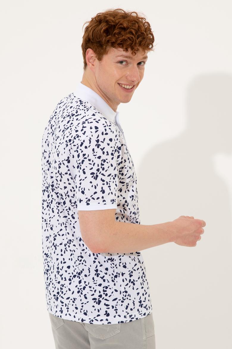 Erkek Beyaz Polo Yaka Tişört - 50251770008