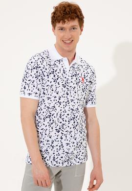 Erkek Beyaz Polo Yaka Tişört - 50251770008