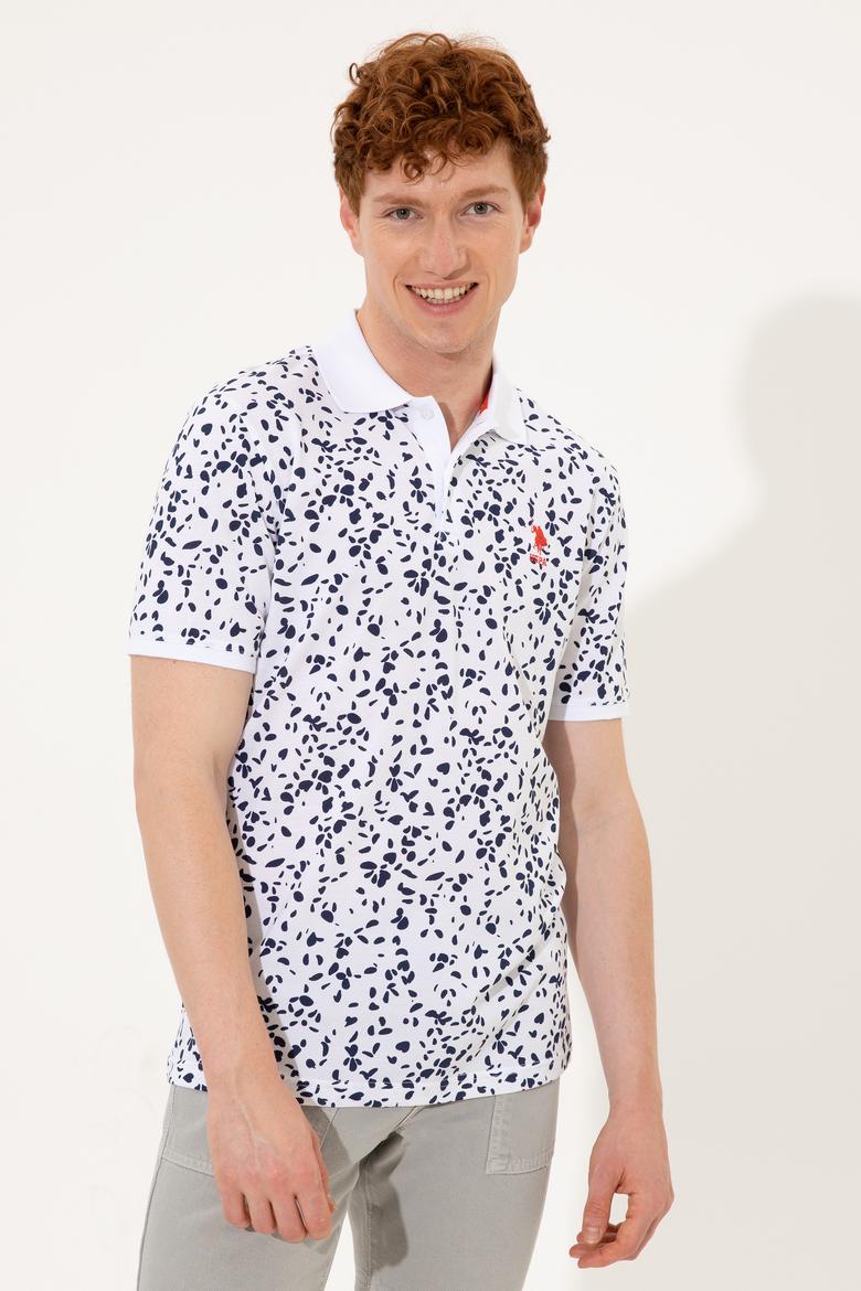 Erkek Beyaz Polo Yaka Tişört