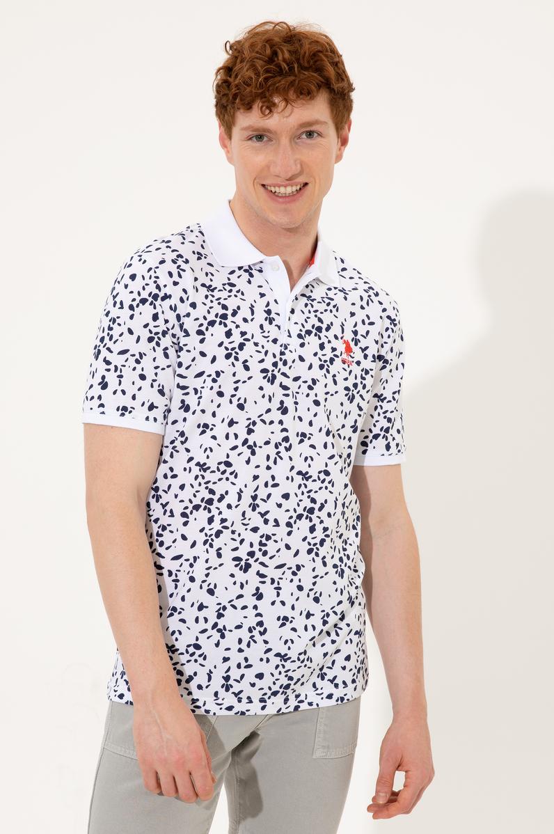 Erkek Beyaz Polo Yaka Tişört