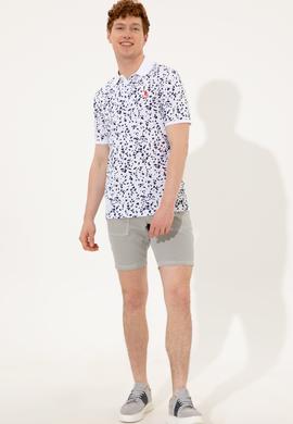 Erkek Beyaz Polo Yaka Tişört - 50251770008