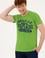 Erkek Elma Yeşili Bisiklet Yaka Tişört