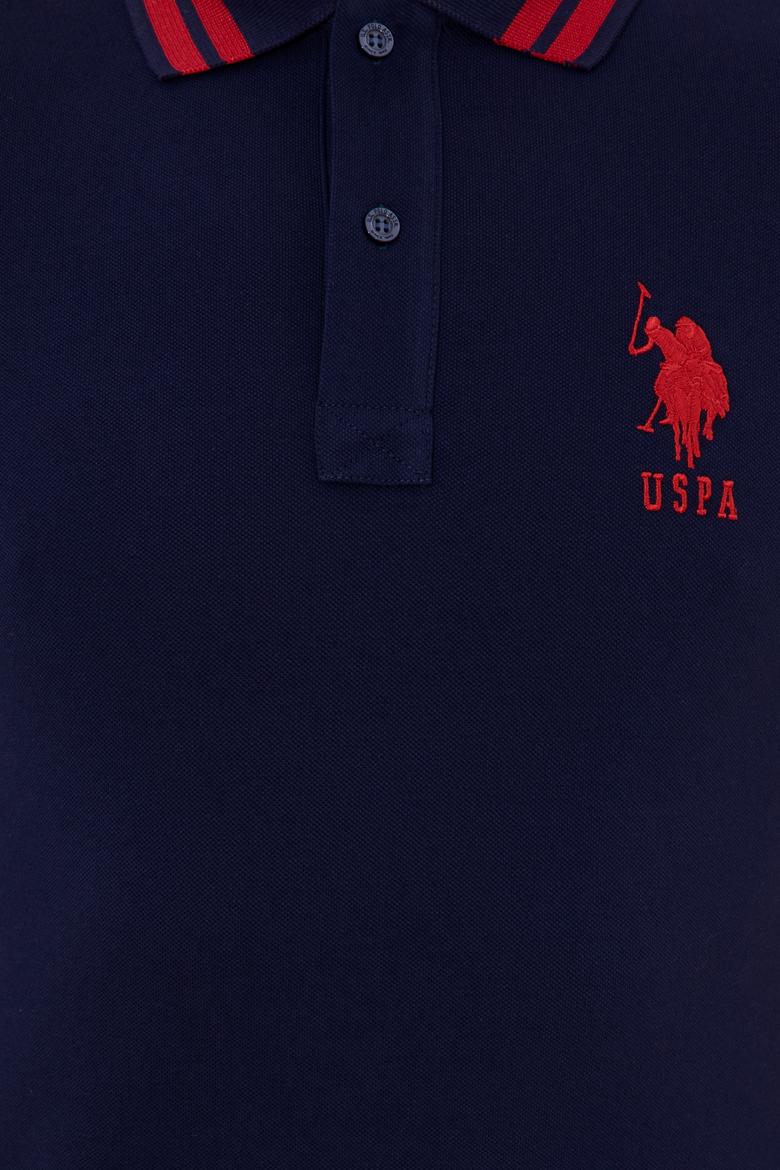 Erkek Lacivert Basic Polo Yaka Tişört - 50249145027