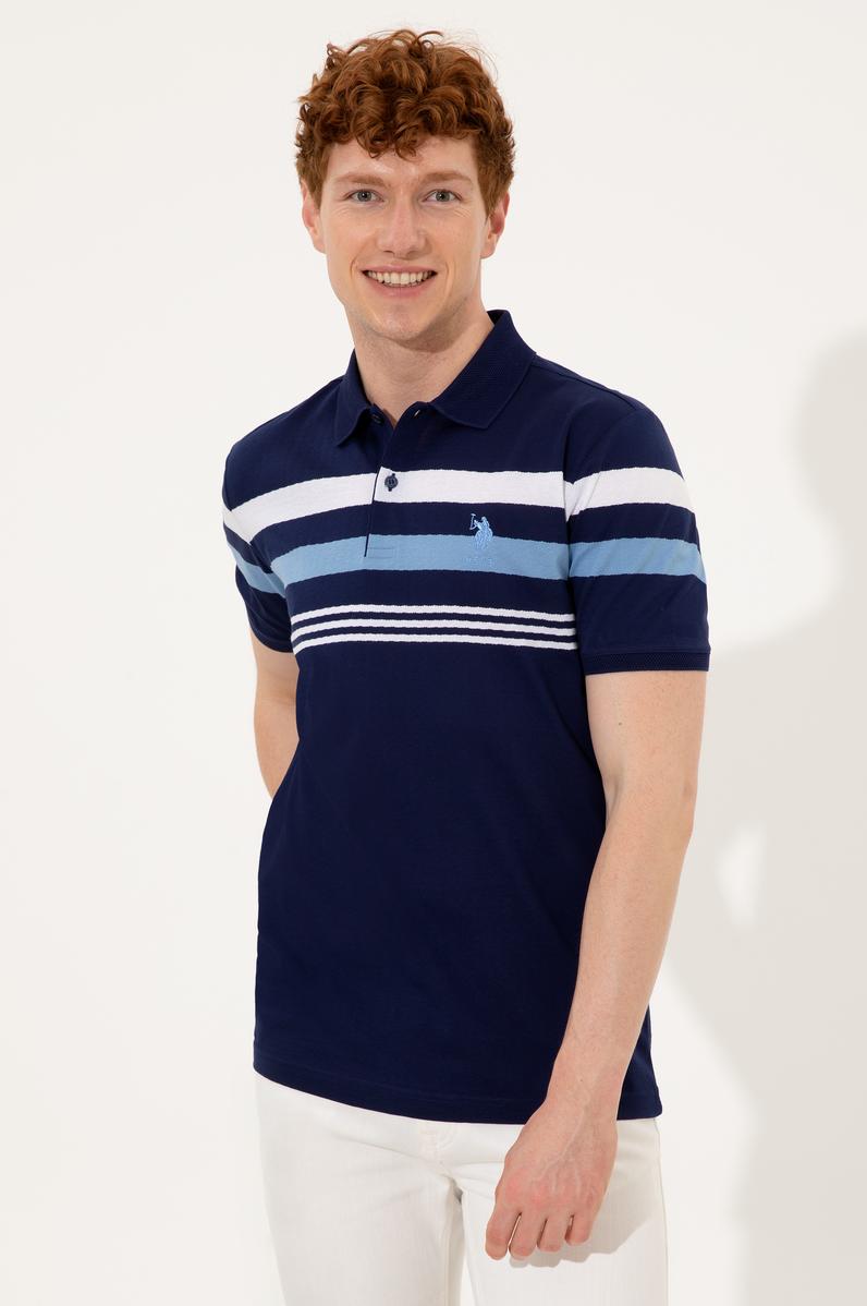 Erkek Lacivert Polo Yaka T-Shirt