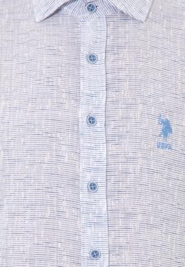 Erkek Mavi Uzun Kollu Gömlek - 50246334008