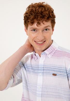 Erkek Menekşe Uzun Kollu Gömlek - 50246789005