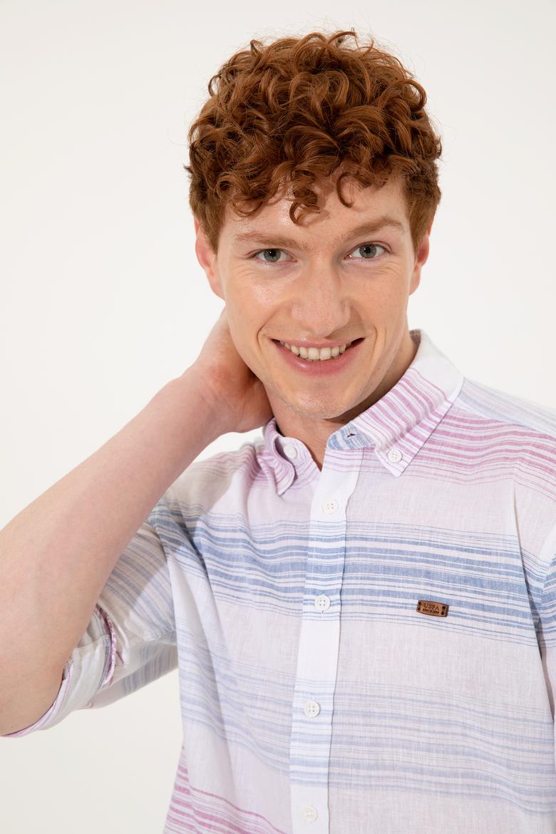 Erkek Menekşe Uzun Kollu Gömlek - 50246789005