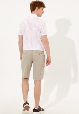 Erkek Haki Dokuma Şort - 50249565005