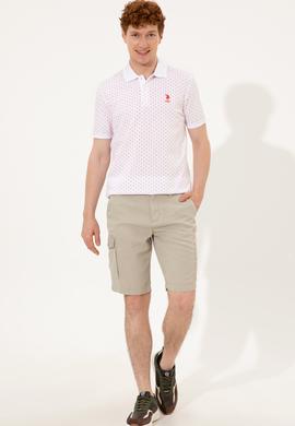 Erkek Haki Dokuma Şort - 50249565005