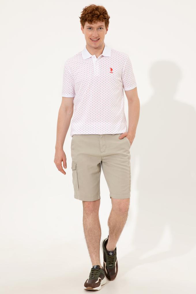 Erkek Haki Dokuma Şort