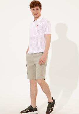 Erkek Haki Dokuma Şort - 50249565005