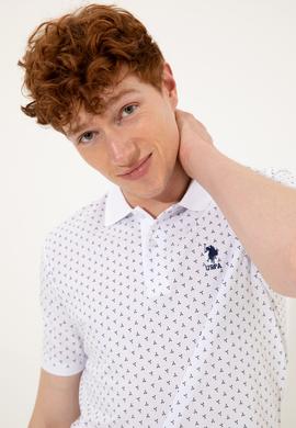 Erkek Beyaz Polo Yaka Tişört - 50249155008