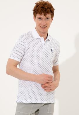 Erkek Beyaz Polo Yaka Tişört - 50249155008