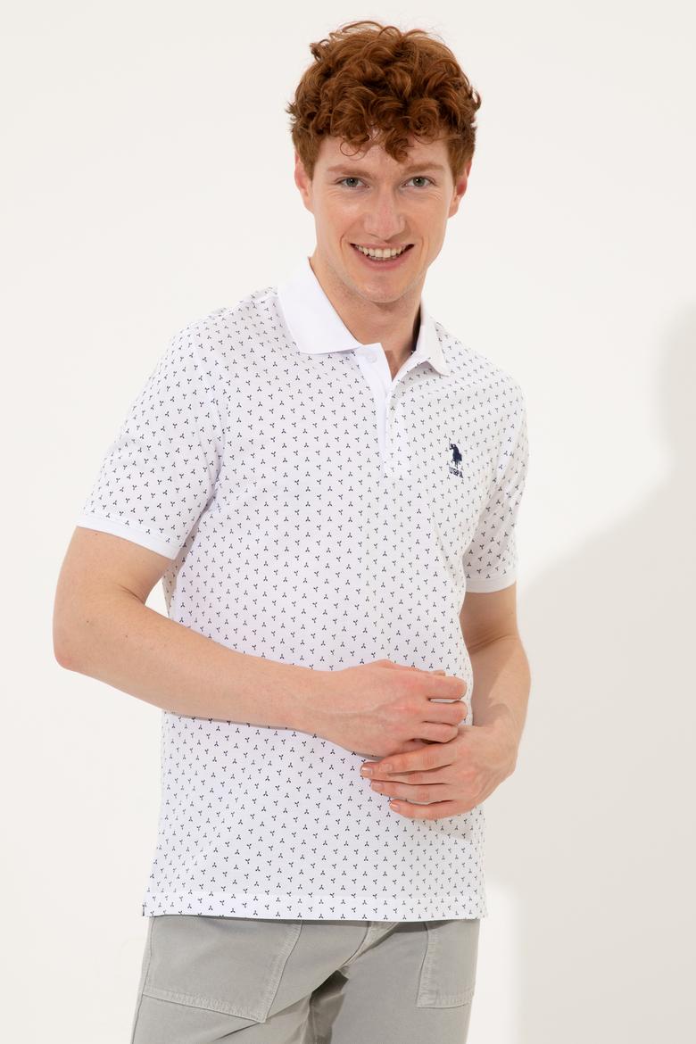 Erkek Beyaz Polo Yaka Tişört - 50249155008