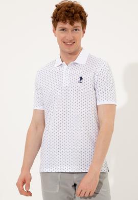 Erkek Beyaz Polo Yaka Tişört - 50249155008