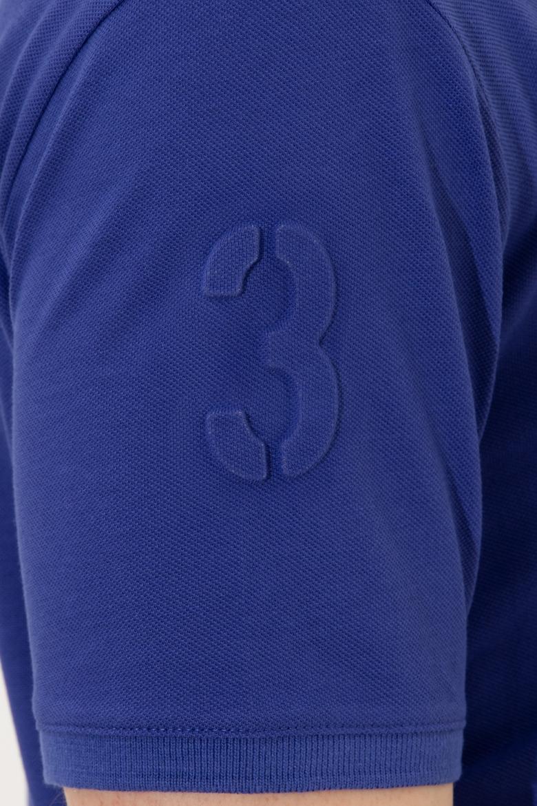 Erkek Mavi Polo Yaka Tişört - 50249136018