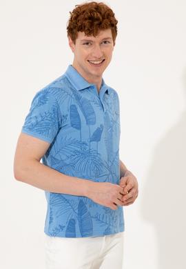 Erkek Koyu Mavi Polo Yaka Tişört - 50249143008