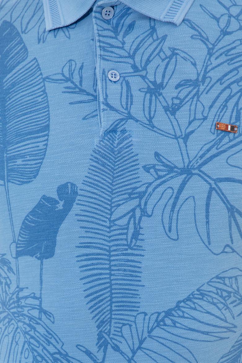 Erkek Koyu Mavi Polo Yaka Tişört - 50249143008