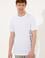 Erkek Beyaz Bisiklet Yaka Tişört