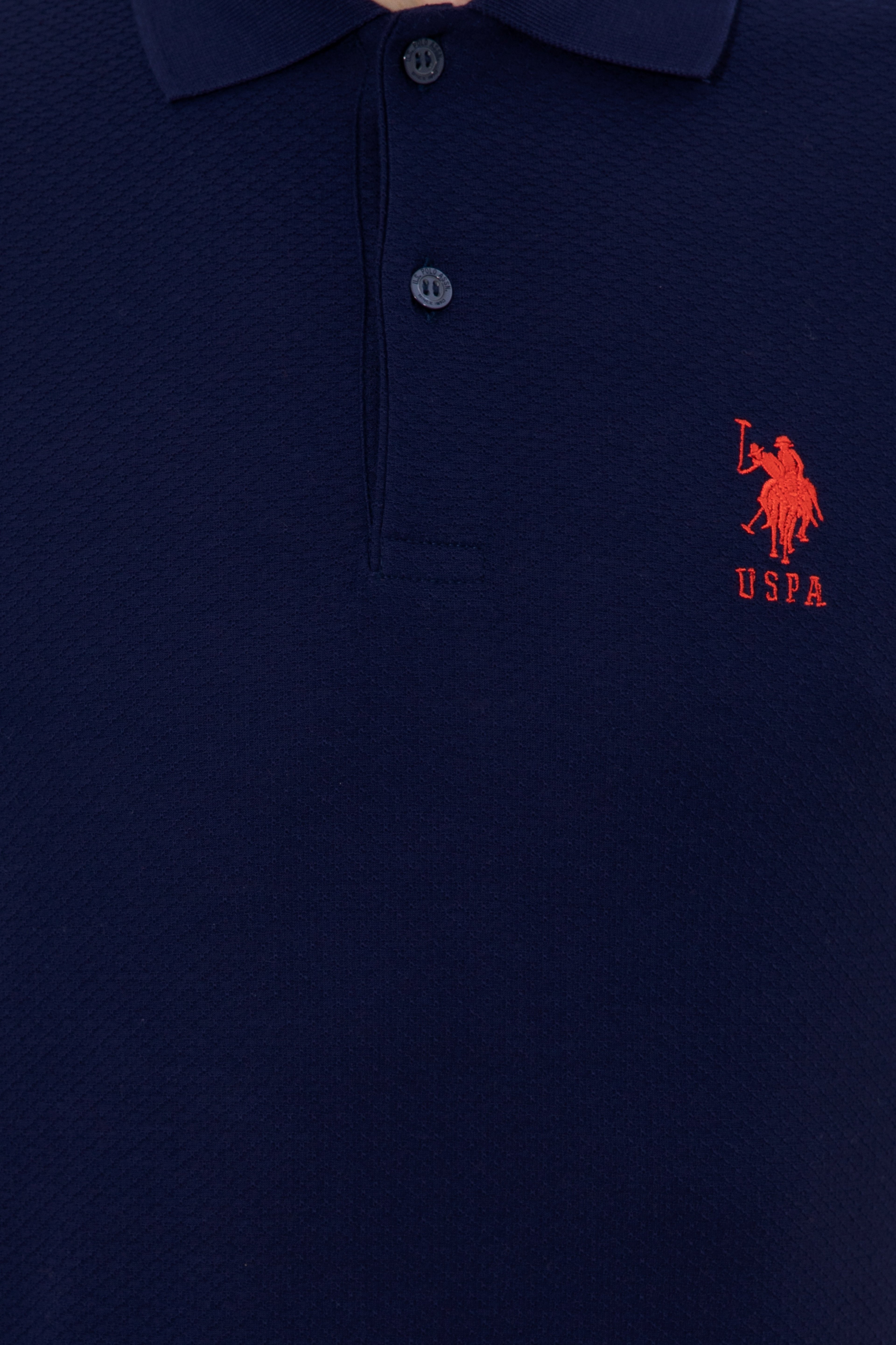 Erkek Lacivert Polo Yaka T-Shirt - Image 6