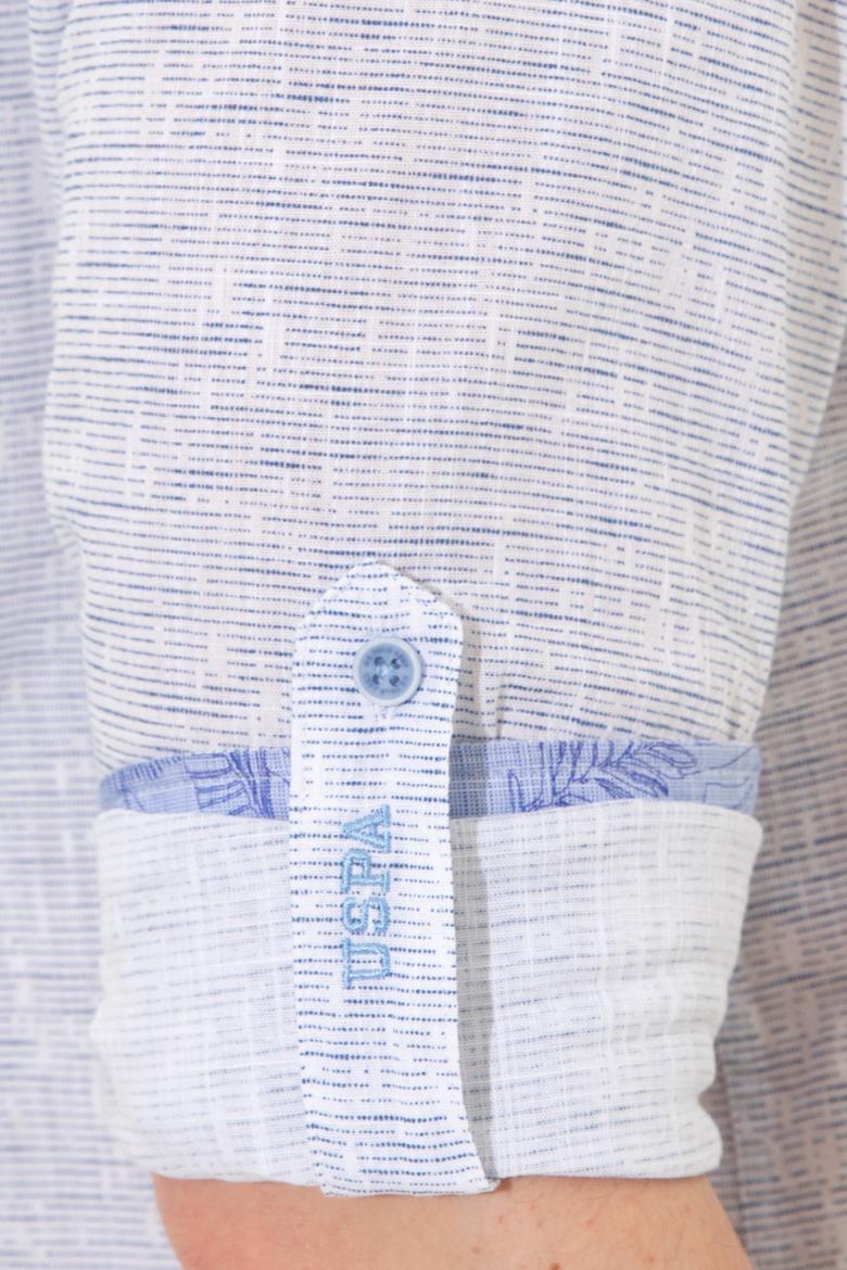 Erkek Mavi Uzun Kollu Gömlek - 50246334008