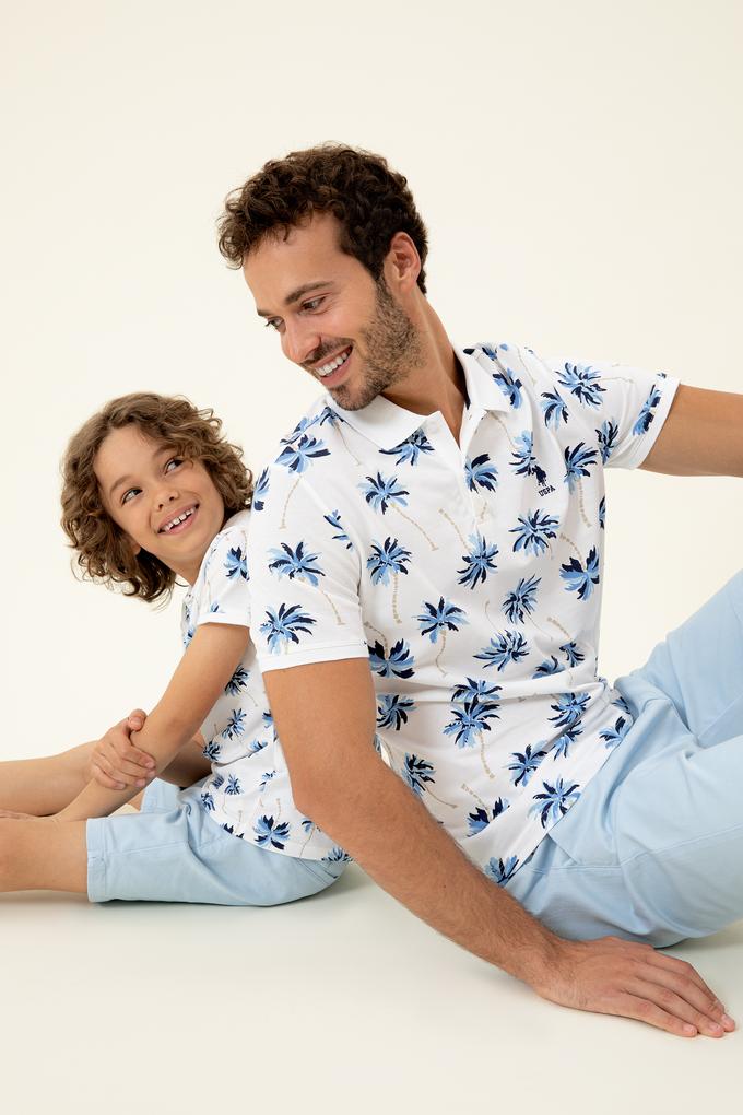 Erkek Koyu Mavi Polo Yaka Tişört