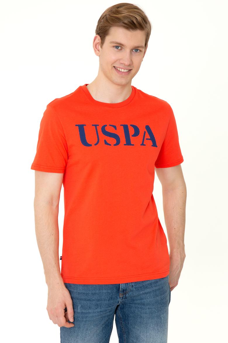 Erkek Kırmızı Basic Bisiklet Yaka Tişört - 50248569129