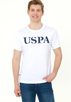 Erkek Beyaz Basic Bisiklet Yaka Tişört - 50248569007