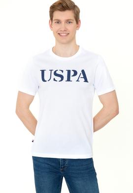 Erkek Beyaz Basic Bisiklet Yaka Tişört - 50248569007