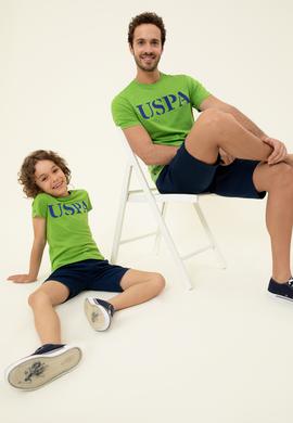 Erkek Yeşil Basic Tişört - 50248569016