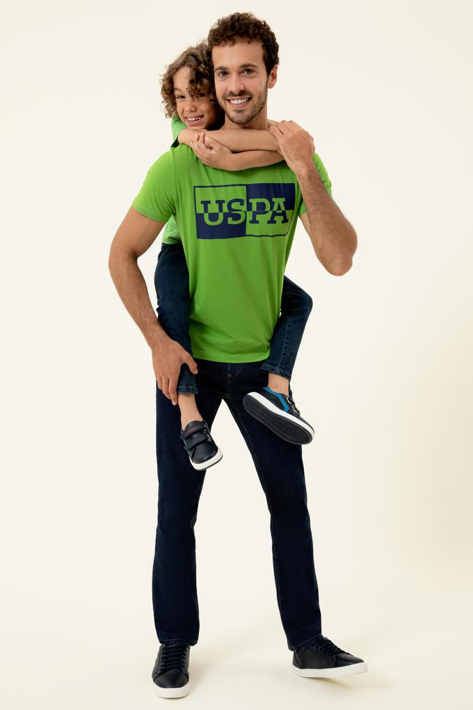 Erkek Lacivert Denim Pantolon