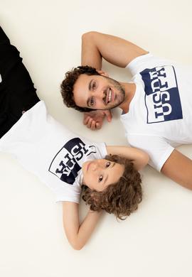 Çocuk Beyaz Bisiklet Yaka Tişört - 50247351007