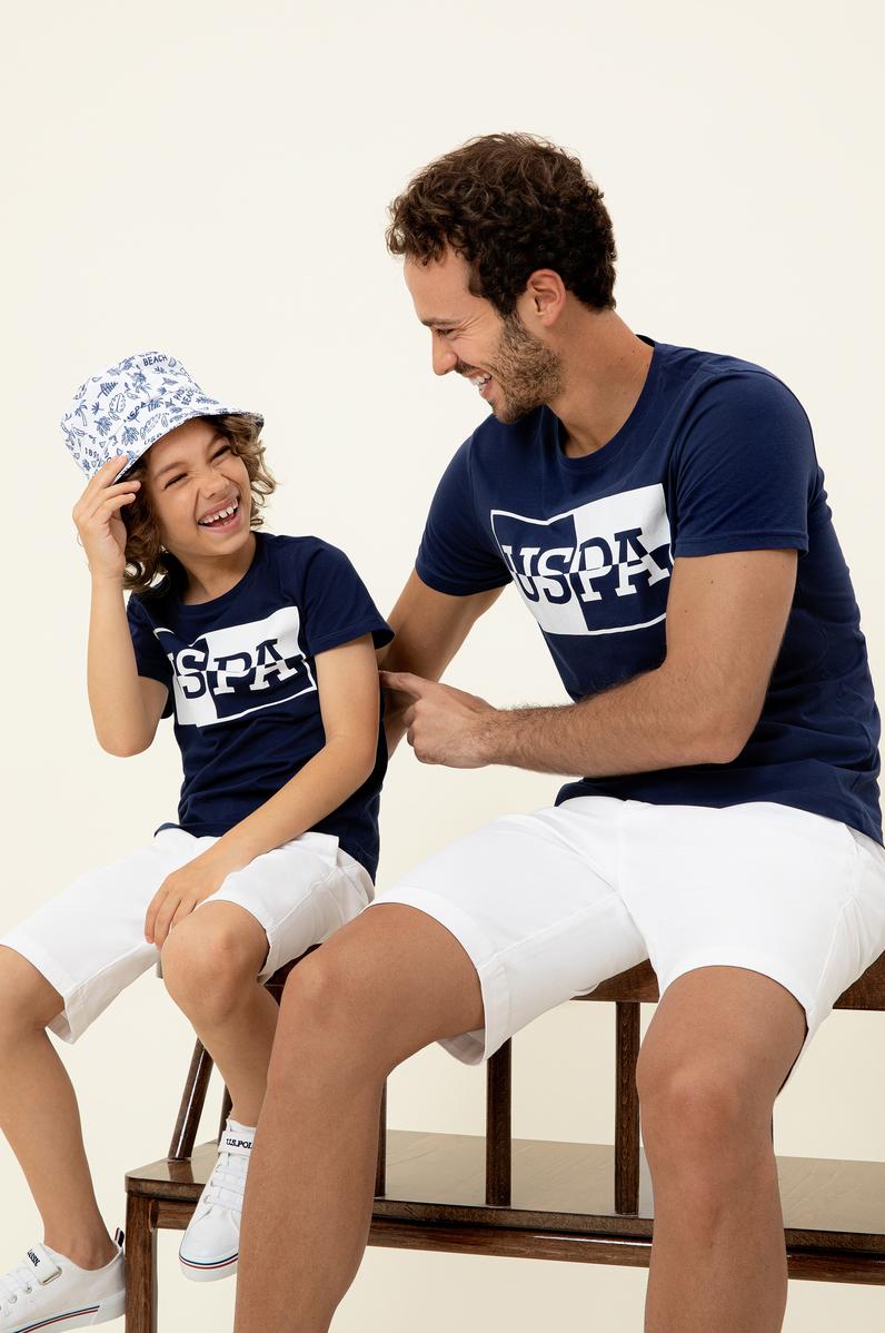 Çocuk Lacivert Bisiklet Yaka Tişört